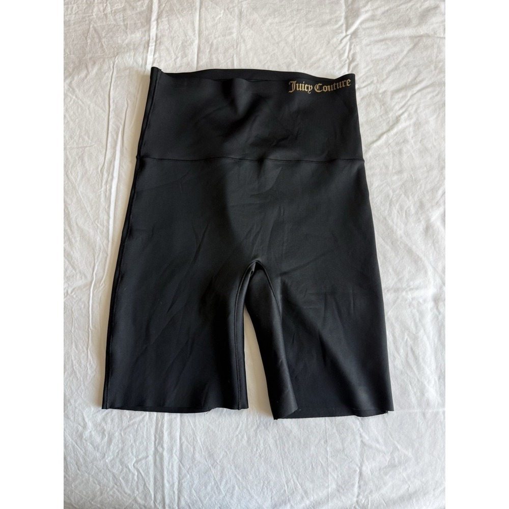Juicy Couture Black Biker Shorts High Rise Shapewear Shorts Size Medium